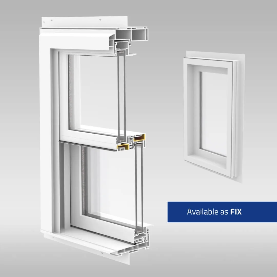 Window cross-section render