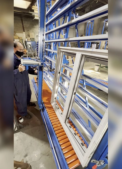 Manufacturing floor and frame extrusion